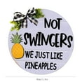 thumbnail image 2 of Vikakiooze Home Hanging Decoration Funny Pineapple Welcome Home Hanger Welcome Sign Home Outdoor Decor, 2 of 8