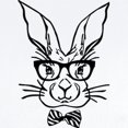 thumbnail image 2 of CafePress - Cute Hipster Easter Bunny Body Suit - Baby Light Bodysuit, Size Newborn - 24 Months, 2 of 4