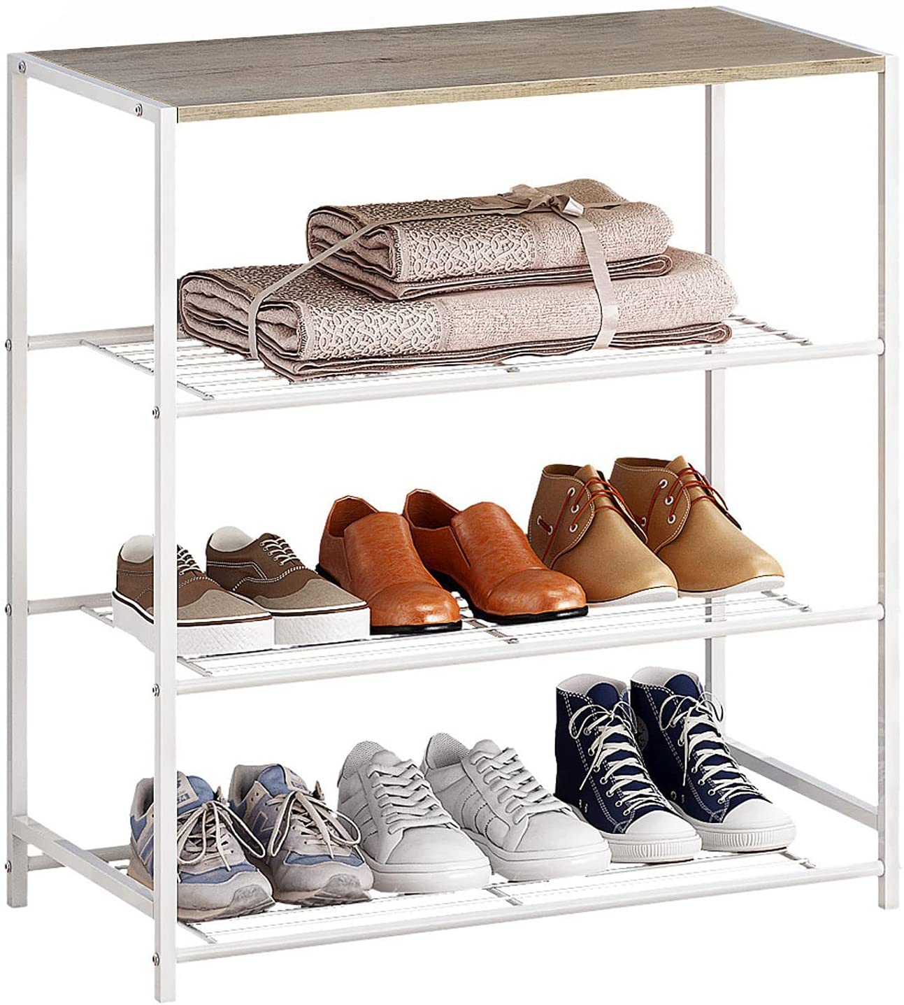 ier Shoe Rack, Entry way Shoe Shelf and Shoe Stand, Shoe Storage