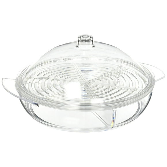 Bandeja Server On Ice Prodyne de Acrílico Transparente 27x27x15 cm