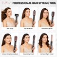 thumbnail image 6 of 7 in 1 Professional Hair Styling Tool – Hot Air Brush Set, Multi-Styler and Blow Dryer Brush Straightening and Curling, Ionic & Infrared Tech, Cool Shot, 3 Heat & Speed Settings, Includes Travel Bag, 6 of 7