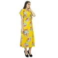 thumbnail image 2 of Bimba Women Long Printed Kaftan Soft Modal Cotton Beach Cover Ups Maxi Kaftan, 2 of 6