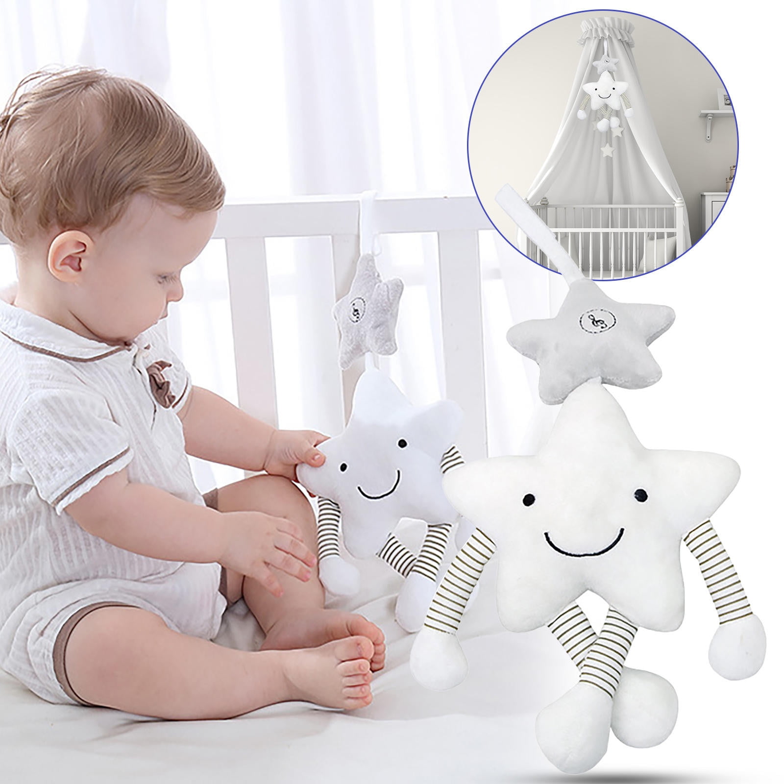 1Pcs Baby Toy With Animal Hanging Shape Baby Bed Stroller Bells Toys Popular QL 