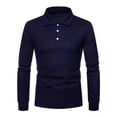 thumbnail image 4 of Playera Tipo Polo Con Licra Slim Fit Moda Manga Larga 2112 G, 4 of 7
