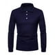 thumbnail image 1 of Playera Tipo Polo Con Licra Slim Fit Moda Manga Larga 2112 G, 1 of 7