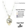 thumbnail image 3 of Mexican Sugar Skull Chattering Chimps Love Wish Pearl Kit DIY Pendant Necklace, 3 of 6