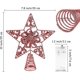 thumbnail image 2 of Adorno de árbol de Navidad brillante con luces LED, copa de árbol de estrella iluminada de 10 pulgadas para interiores y exteriores, 2 of 5