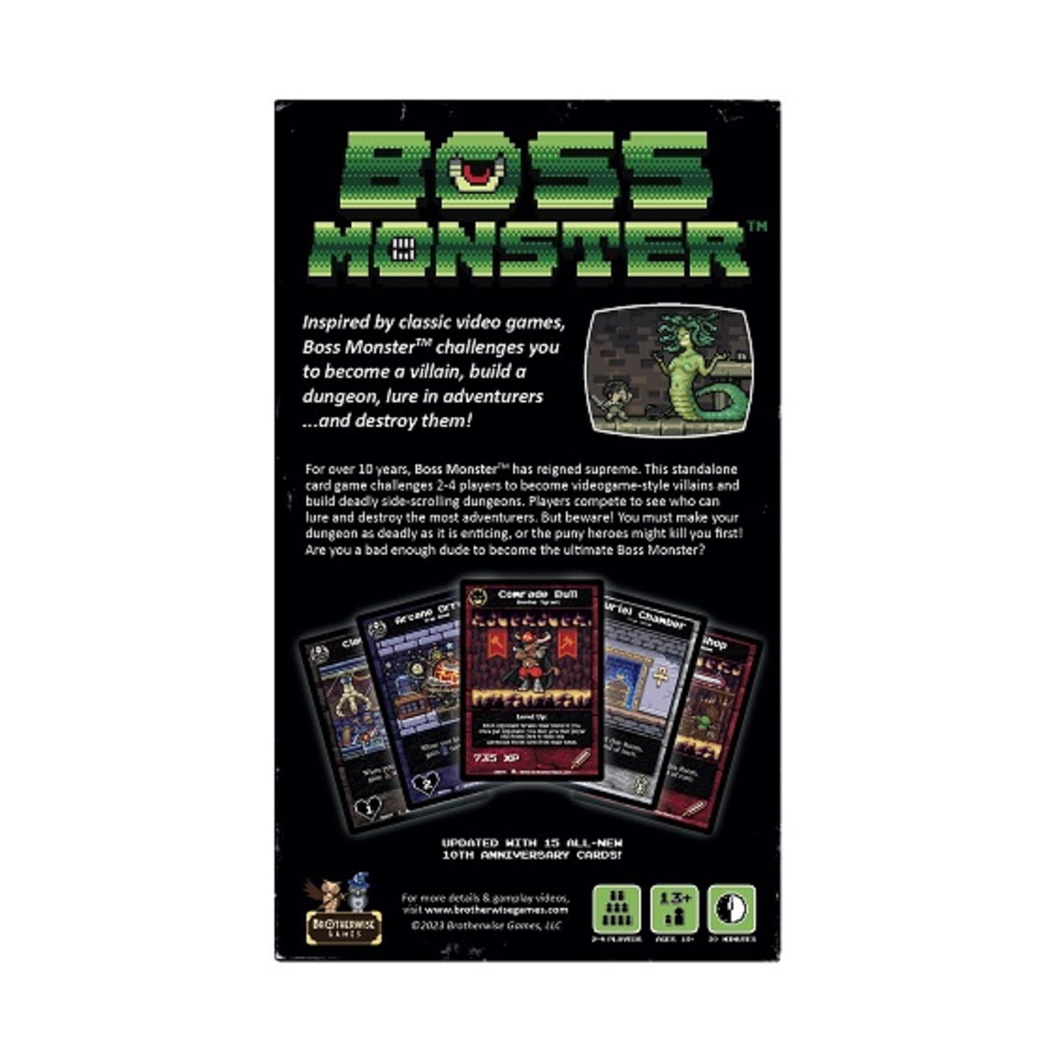 Boss Monster 10th Anniversary Edition by Brotherwise Games, Strategy Board Game