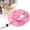 Pink, variant on HonestMatter Dog Hat, Hats for Dogs with Ear Holes, Dog Bucket Hat for Summer Sun Protection, Breathable Cotton Baseball Cap for Small Dogs, Yellow, Size L