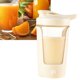 thumbnail image 5 of Taza autoagitadora de 450 ml, automática, segura, estable, de plástico de calidad alimentaria, taza mezcladora automática para el hogar, cafetería, oficina, color beige, 5 of 5