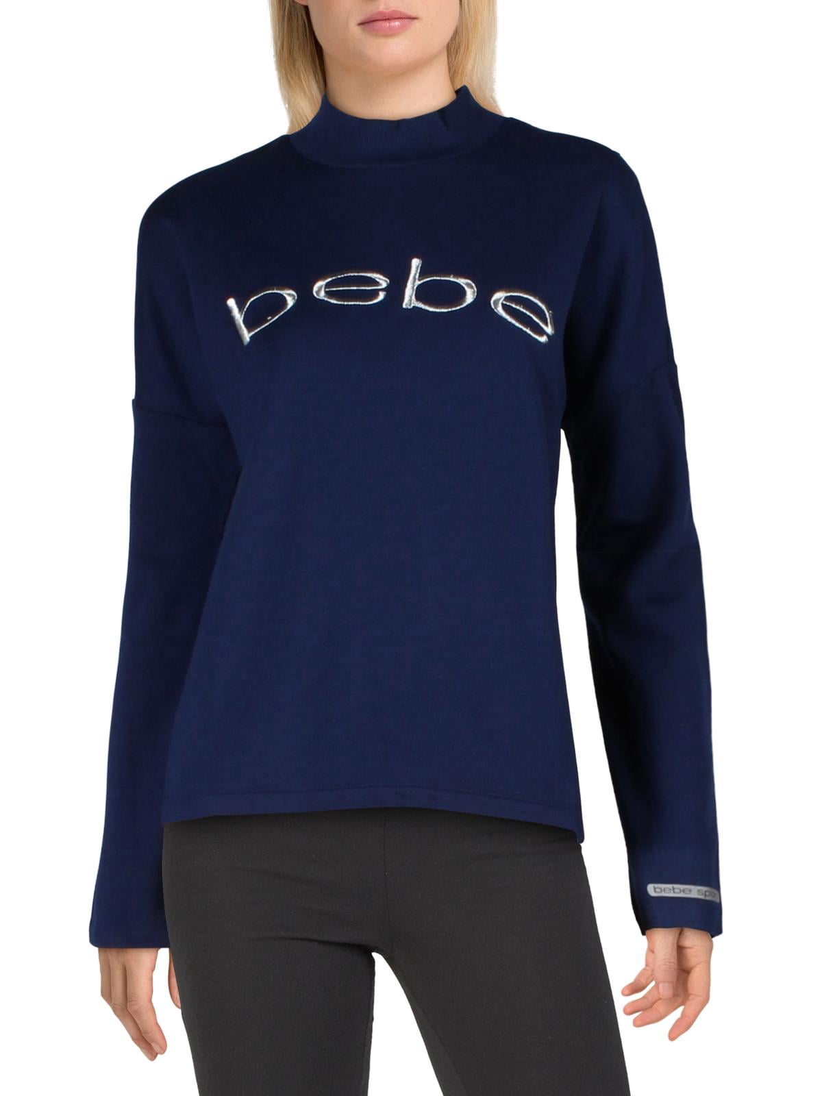 Bebe Bebe Sport Womens Fleece Lined Active Sweatshirt Walmart Com Walmart Com