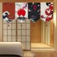 thumbnail image 2 of Cortina de puerta corta japonesa Noren, decoración de partición colgante triangular2, 2 of 3