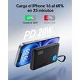 thumbnail image 4 of Cable USB-C de carga rápida Power Bank INIU de 10000 mAh y 20 W, 4 of 8