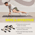 thumbnail image 5 of Centr By Chris Hemsworth Push Up Handles, Push Up Bars + 3-Month Membership, 5 of 7