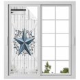 thumbnail image 2 of Texas Star Vintage Window Privacy Film, Navy Blue Retro Wooden Berry Static Cling UV Sun Blocking Tint Film Heat Control Windows Films for Bedroom Bathroom, Window Stickers 29.5"x78.7", 2 of 8