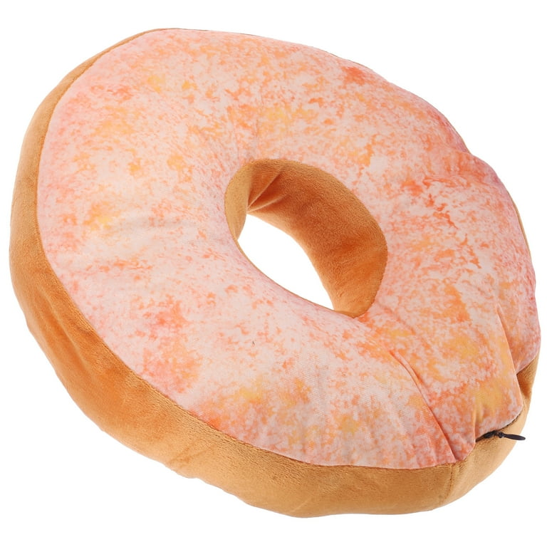 Soft Stuffed Plush outlet Donut Decorative Pillow