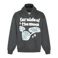 thumbnail image 1 of Sweat à Capuche Planète Cassé Tendance Américaine Imprimé Amusant de Rue plus Velours design Ample, 1 of 5