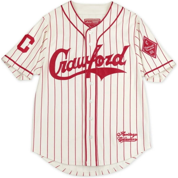 Big Boy Pittsburgh Crawfords S2 Heritage Mens Baseball Jersey [Ivory White - M]