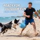 thumbnail image 5 of Pelota para perros QDAN 15 cm con correas – Juguete para exteriores, 5 of 9