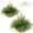green, variant on 2Pcs Artificial Outdoor Hanging Plants with 24 Simulated Persian Fern Branches, Suitable for Hanging Decoration In front Corridors, Gardens, Balconies, Terraces, and Home Decor