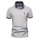 thumbnail image 1 of Nuevo Polo de verano para hombre, polos de manga corta con bordado de jirafa liso para hombre, camisas de moda con cuello levantado para hombre, 1 of 5