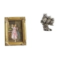 thumbnail image 1 of Marco de fotos de resina con soporte para fotos con figura de búho, artesanía de animales artificiales, estatua moderna para exhibir recuerdos, adecua, 1 of 8