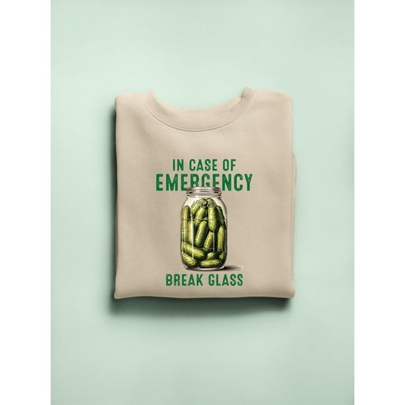 In Case Of Emergency Break Glass Sweatshirt Men's -SmartPrintsInk Designs