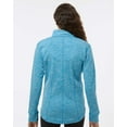 thumbnail image 3 of J. America - Women's Cosmic Fleece Quarter-Zip Pullover - 8617, 3 of 5