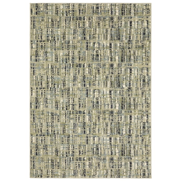 Seneca Industrial Rug SE01A in Green Rectangle 9' 10" X 12 ' 9"