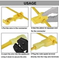 thumbnail image 2 of 60Pcs (30 Pairs) Premium T-Branch Connector Quick Connector Kit: T-Connector + Fully Insulated Blade Terminal –– Red 20Pcs, Blue 20Pcs, Yellow 20Pcs, 2 of 5