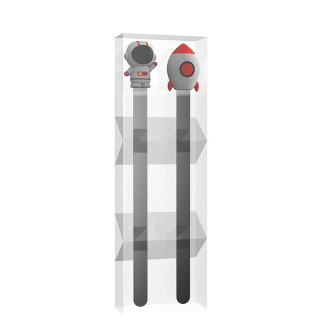 CAROOTU Cartoon Spaceman Fusée Signet 3D Silicone Lecture Signets Livre Titulaire Cadeau