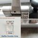 thumbnail image 3 of (double Hole) Woodworking Machinery Parts Alignment Lock Magnifying Glass Material Stop Plate Precision Push Table Saw, Woodworking Magnifier Banmo, 3 of 5