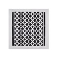 thumbnail image 1 of Cast Iron Floor Vent Register 10″ x 10″ – Heavy-Duty Tudor Mushroom Design, Handcrafted Rust-Free Vent Cover with Adjustable Damper – Powder Coated Repaintable HVAC Grille for Floors & Walls, 1 of 7