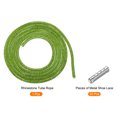 thumbnail image 3 of 4mm x 1.2m Rhinestone Rope Crystal Rope for DIY Sneakers Sweatpants Decoration Green with Aglets, 3 of 5