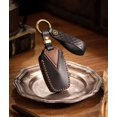 thumbnail image 3 of Key Fob Cover Compatible with Toyota Highlander Camry C-HR RAV4 2018-2026 4 Button Keychain Case Holder Protector,2＋1 Button Black, 3 of 7