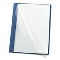 thumbnail image 2 of Smead Poly Report Cover, Tang Clip, Letter, 1/2" Capacity, Clear/Blue, 25/Box -SMD87452, 2 of 5