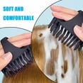 thumbnail image 2 of ACDANC Hair Brush Hygienic Scalp Massager Hollow-Out Design Wet Brush for Men,Women and Kids,Black, 2 of 7