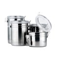 thumbnail image 3 of Stainless Steel Kitchen Food Storage Container (Sugar, Tea, Coffee Bean Canister with Clear Lid and Latch), 3 of 8