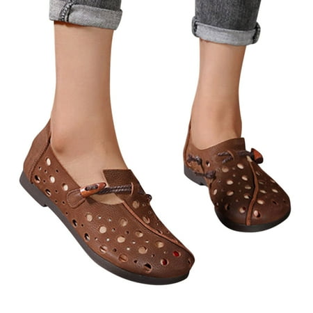 

Christmas Fashion Womens Breathable Lace Up Shoes Flats Casual Shoes