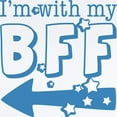 thumbnail image 2 of CafePress - I'm With My BFF (LEFT) Infant Bodysuit - Baby Light Bodysuit, Size Newborn - 24 Months, 2 of 4