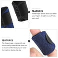 thumbnail image 5 of Nvzi -b 2pcs Trigger Thumb Splint Finger Knuckle Brace Mallet Finger Protector Finger Support Sleeve for Tendon Release Pain Relief(Complexion), 5 of 5