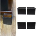 thumbnail image 4 of Elevador de muebles ensanchado y agrandado, color negro, 5 pulgadas, resistente, 4 Uds., para oficina, 4 of 5