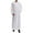 White, variant on dzxyzu Men's Kaftan Thobe Muslim Robe Button Up Long Gown Kaftan Thobe with Pockets Mens Arab Thobe Long Sleeve Pocket Casual Robe 2024 Winter Saving