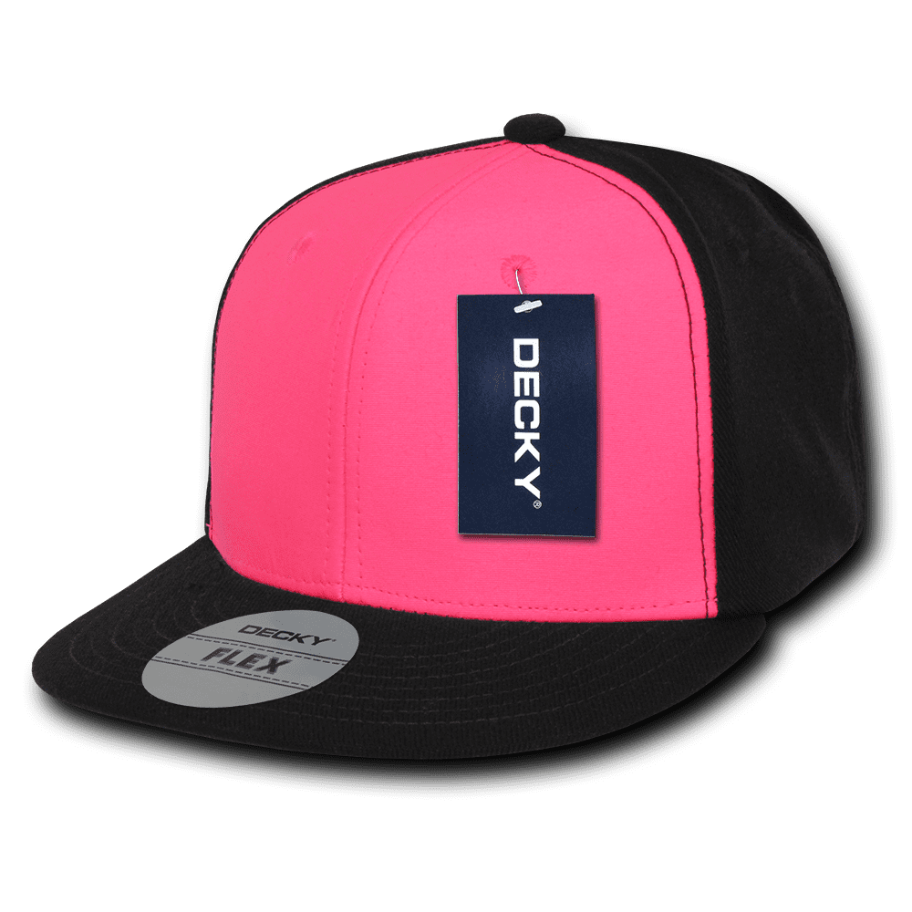 Decky DECKY Retro Neon Flex Fit Fitted Baseball Hats Hat Caps Cap For