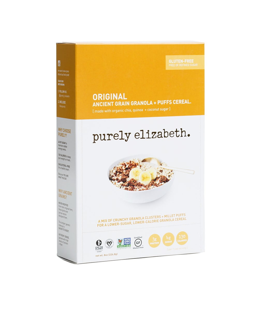 Purely Elizabeth Granola + Puffs Cereal, Original, 8 Oz