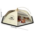 thumbnail image 3 of Ganfancp Crema Estilo Verano Vegetal Cubierta Mesa de Comedor Plegable Cubierta de Comida Casera Sobras de Comida y a Prueba de Moscas Nueva Cubierta Rebajas Flash Deals 1X Cubremoscas, 3 of 3