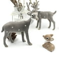 thumbnail image 3 of Simulation Animal Model Small Deer Miniature Forest Animal Home Desk Dollhouse Decoration Christmas Cute Deer Ornaments Kid Gift, 3 of 6