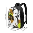 thumbnail image 4 of YFYANG 17" Laptop Backpack, Geometric Flower Doodle Fashion Travel Work Backpack with USB and Headphone Cable Interface for Men and Women, 4 of 8