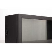 Studio Decor 28 Front Loading LED Display Case with Glass Frame