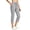 Gray, variant on Womens High-Waist Straight-Leg Capri Pants with Drawstring-Waist and Flowy-Fabric, Soft Flowy for daily fitness workouts Pink S